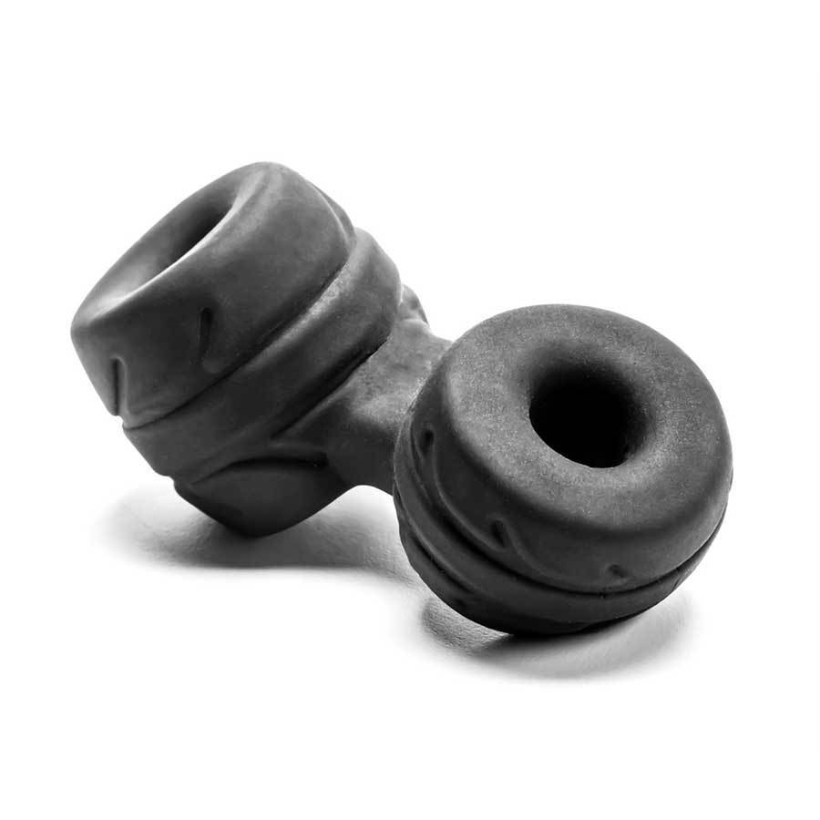 Cock Ring &amp; Ball Stretcher Black Penis Enhancer by Perfect Fit Brand Cock Rings