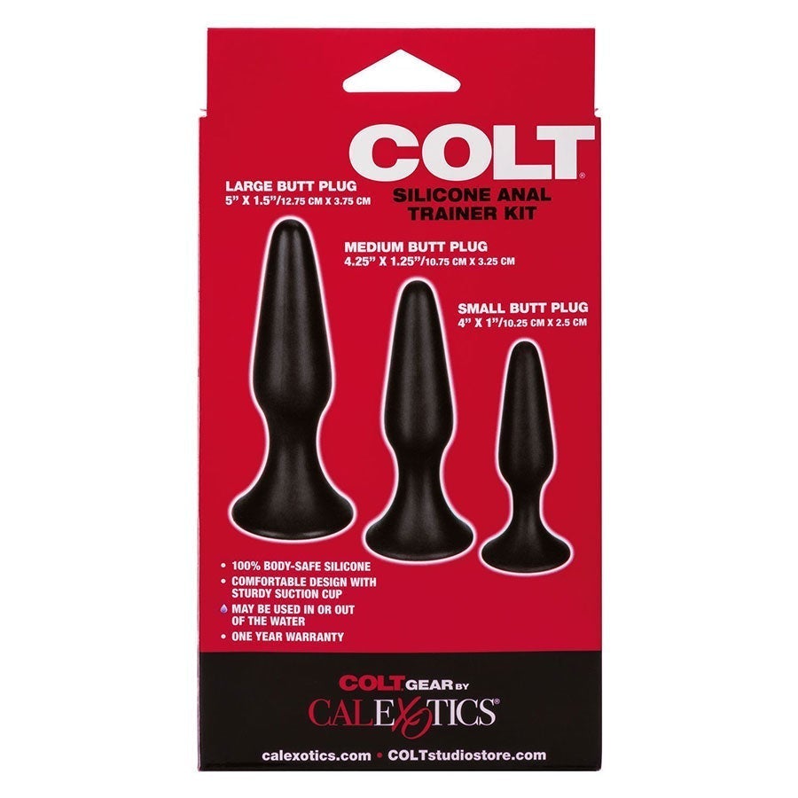 Colt Silicone Anal Trainer Butt Plug Kit by Cal Exotics Anal Sex Toys
