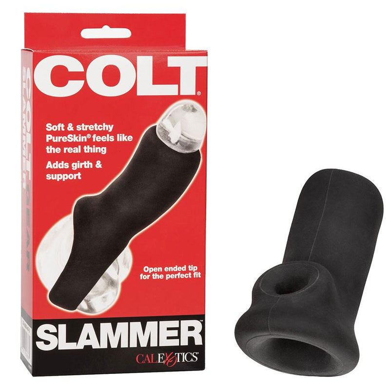 Colt Slammer Open Tip Black Cock Sheath for Men Cock Sheaths