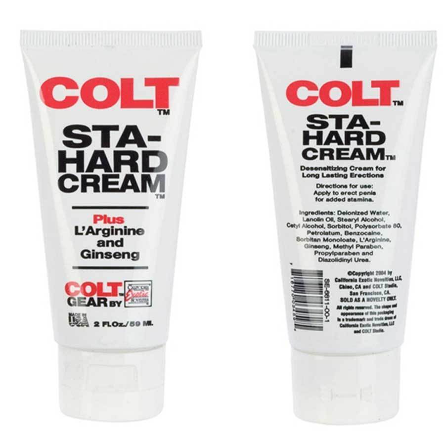 Colt Sta-Hard Penis Numbing Cream for Men 2 Fl oz Male Genital Desensitizer Numbing Cream