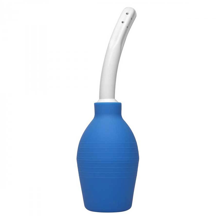 Deluxe Anal Douche and Enema 300 ml Blue and White Bulb by CleanStream Anal Douche