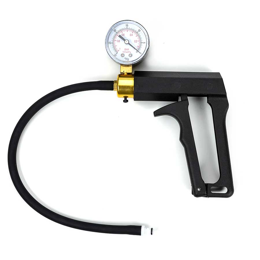 Deluxe Comfort Grip Detachable Metal Penis Pump & Air Gauge by Lynk Pleasure Accessories