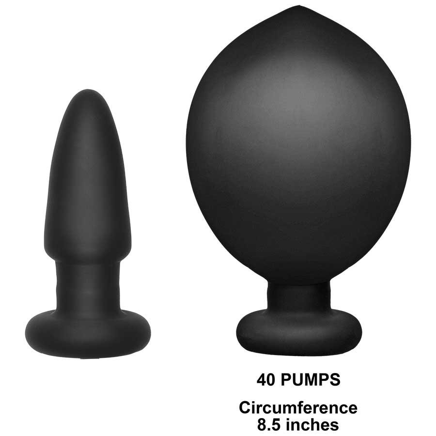Deluxe Wonder Vibrating &amp; Inflating Butt Plug by Doc Johnson Anal Sex Toys
