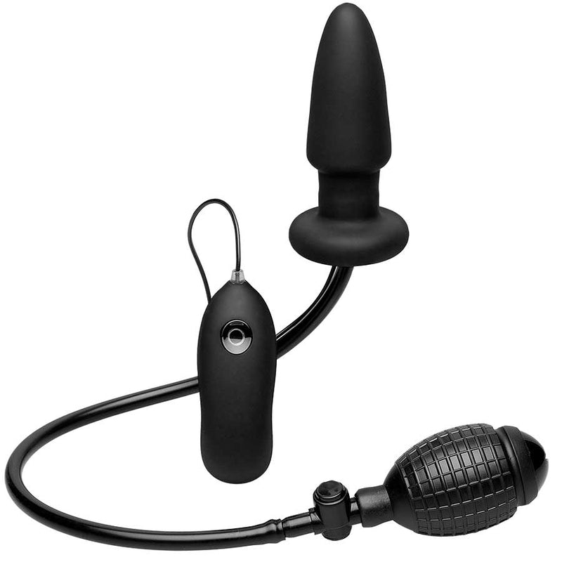 Deluxe Wonder Vibrating & Inflating Butt Plug by Doc Johnson Anal Sex Toys