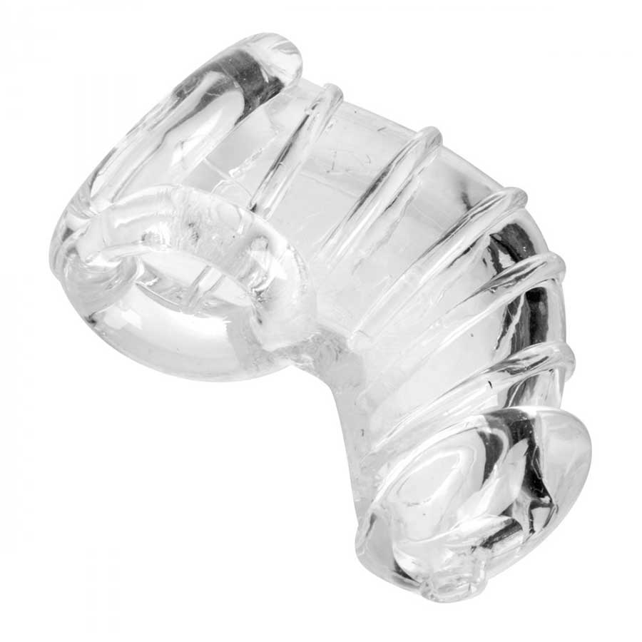 Detained 4 Inch Clear Soft Body Chastity Cage Chastity