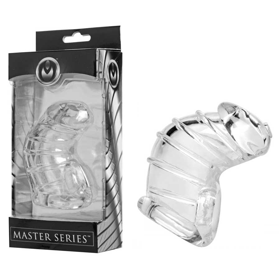 Detained 4 Inch Clear Soft Body Chastity Cage Chastity