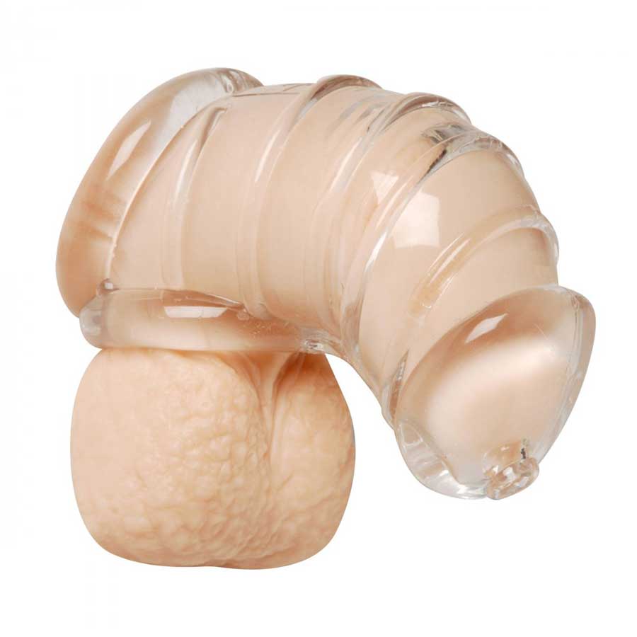 Detained 4 Inch Clear Soft Body Chastity Cage Chastity