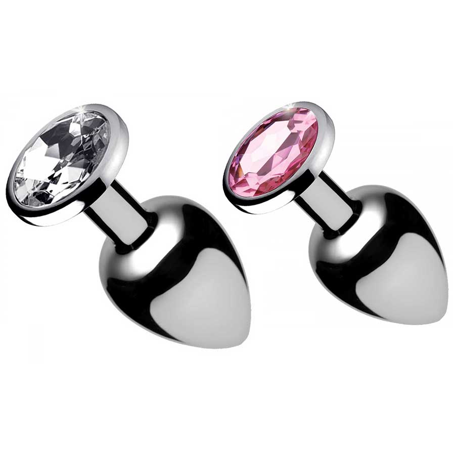 Diamond Jewel Butt Plug | Colored Metal Anal Toy with Gems Anal Sex Toys