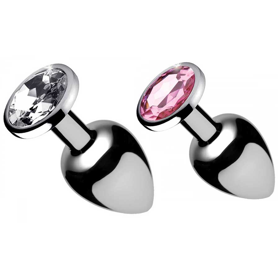 Diamond Jewel Butt Plug | Colored Metal Anal Toy with Gems Diamond Jewel Butt Plug | Colored Metal Anal Toy with Gems