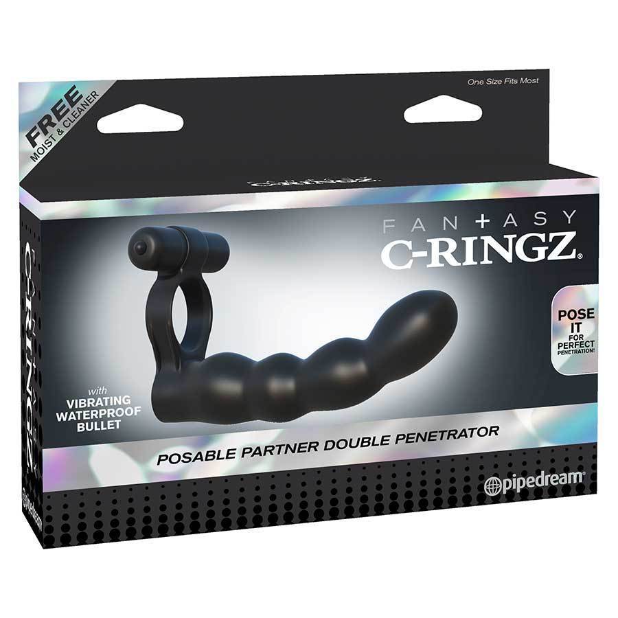 Double Penetration Vibrating Cock Ring by Fantasy C-Ringz Cock Rings