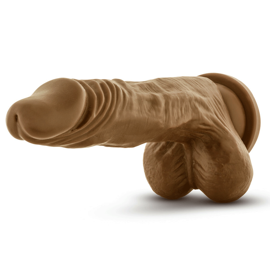 Dr. Skin Stud Muffin Realistic Anal Dildo with Balls by Blush Novelties Dildos