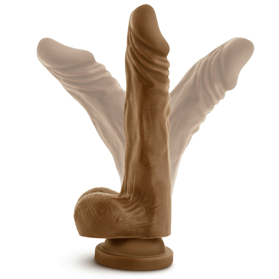 Dr. Skin Stud Muffin Realistic Anal Dildo with Balls by Blush Novelties Dildos