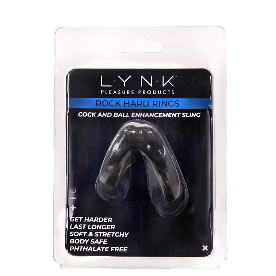 Dual Cock and Ball Enhancement Support Sling by Lynk Pleasure Cock Rings