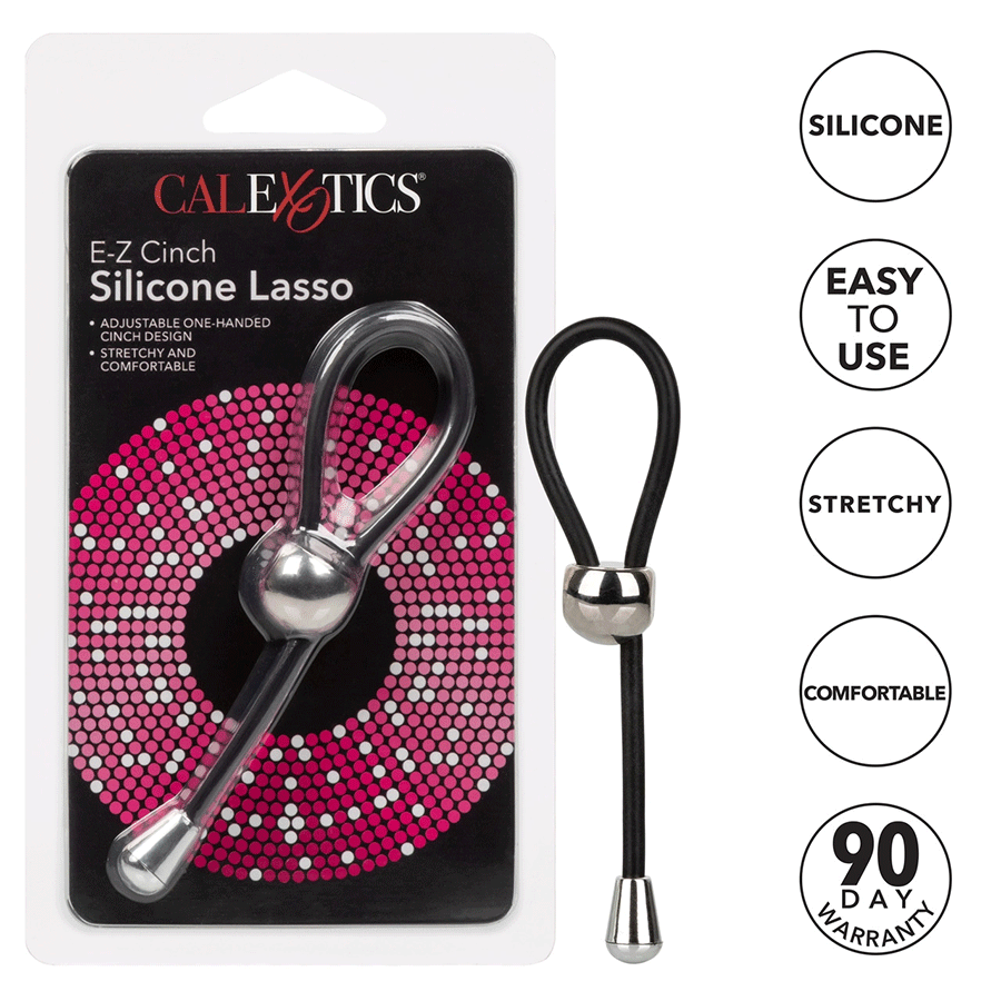 E-Z Cinch Silicone Lasso Cock Ring by Cal Exotics Cock Rings