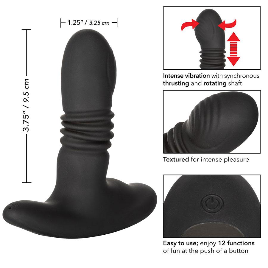 Eclipse Thrusting Rotator Prostate Probe | Vibrating Anal Massager Eclipse Thrusting Rotator Prostate Probe | Vibrating Anal Massager