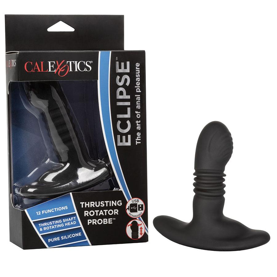 Eclipse Thrusting Rotator Prostate Probe | Vibrating Anal Massager Prostate Massagers