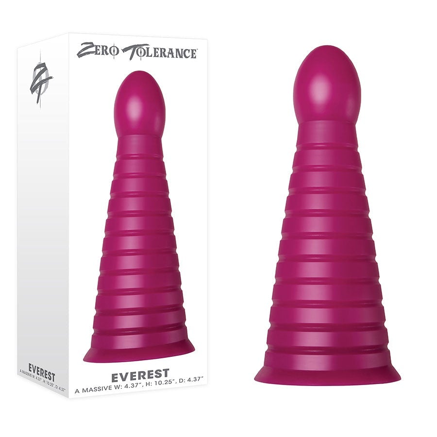 Everest MASSIVE 10 Inch Purple Butt Plug by Zero Tolerance