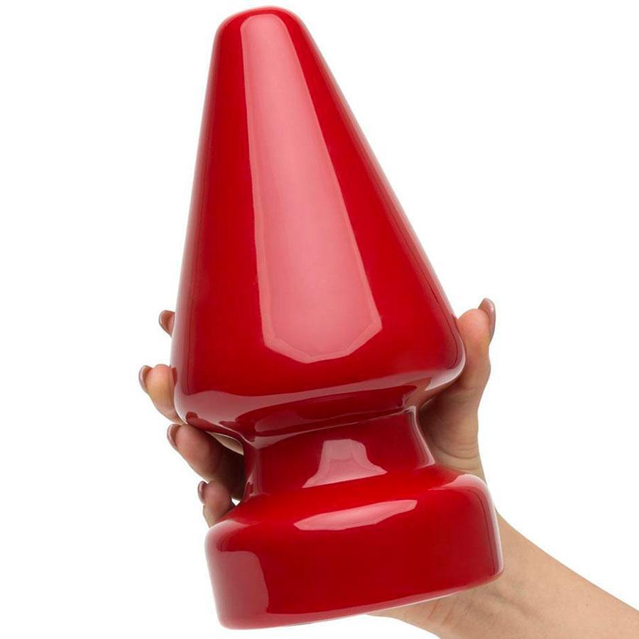 Extra Large Red Boy Challenge 9.5 Inch Butt Plug for Men Anal Sex Toys