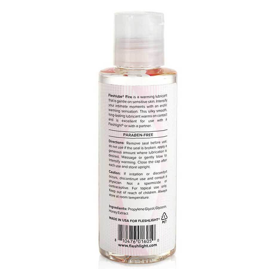 Fleshlight Fire Water Based Warming Personal Lubricant 4 fl oz Fleshlight Fire Water Based Warming Personal Lubricant 4 fl oz