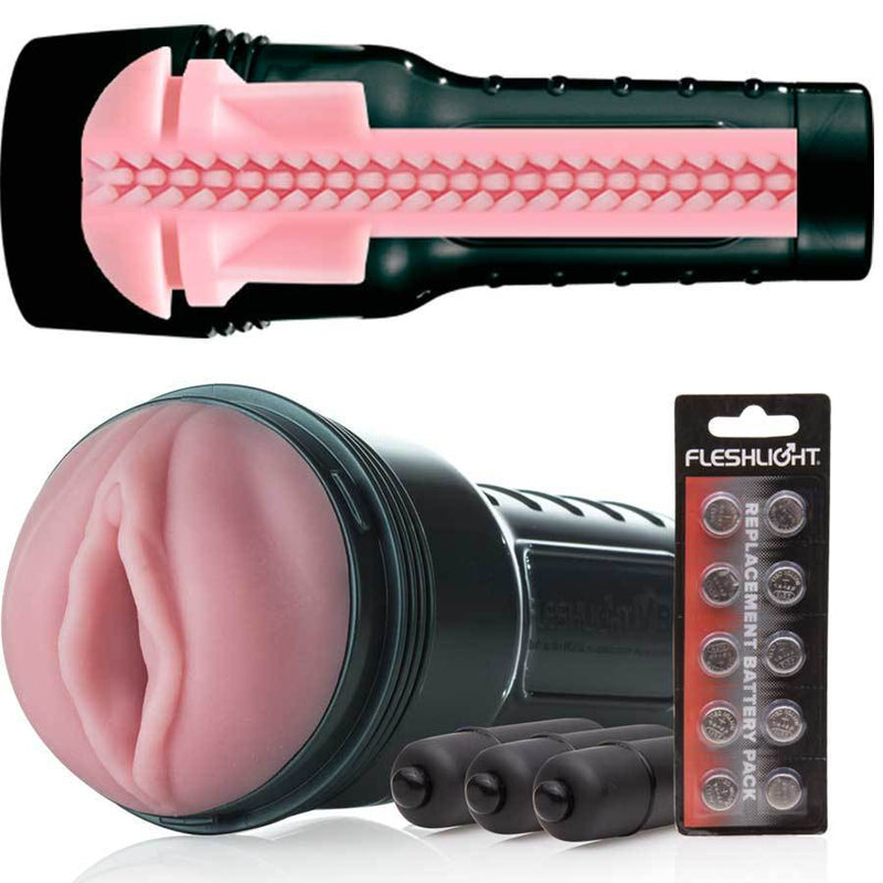 Fleshlight Original Pink Lady Vibro Powerful Vibrating Stroker Fleshlight Original Pink Lady Vibro Powerful Vibrating Stroker