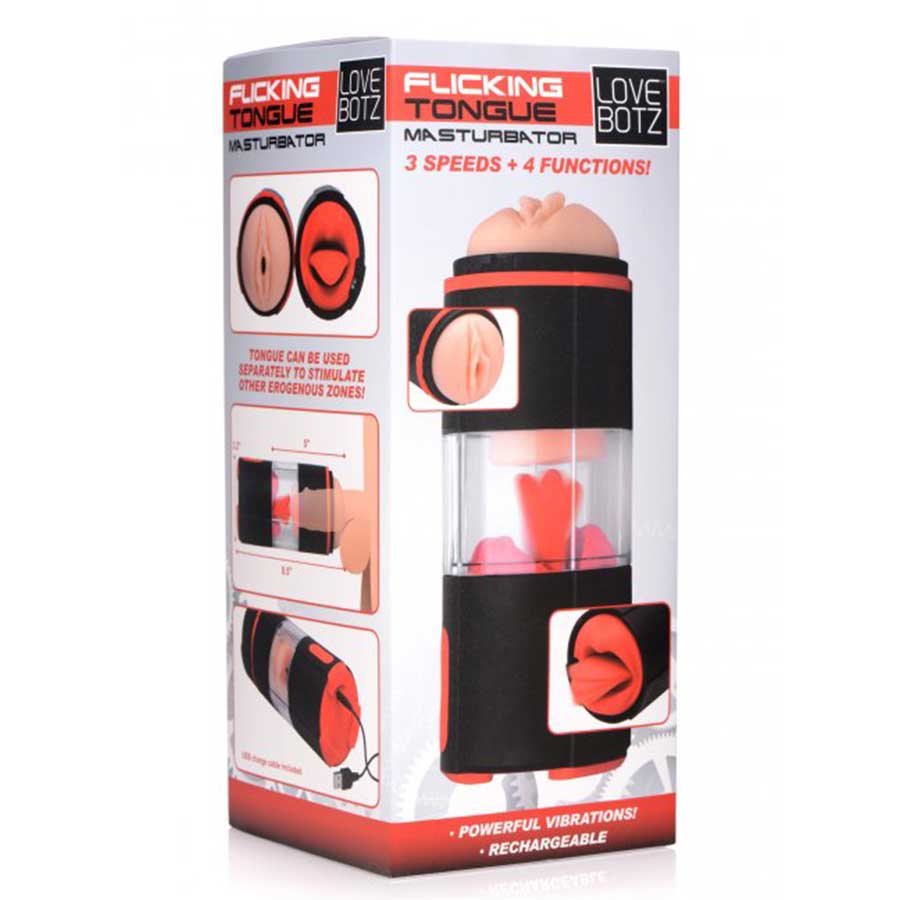 Flicking Tongue Oral Sex Masturbator & Multispeed Vibrator by LoveBotz Flicking Tongue Oral Sex Masturbator & Multispeed Vibrator by LoveBotz