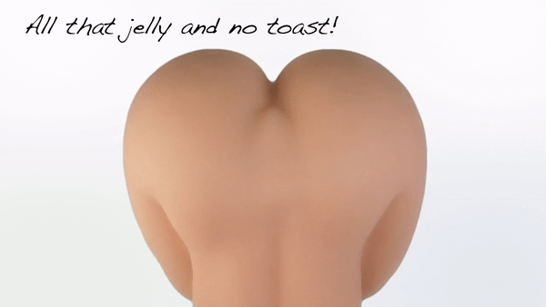 Fuck Me Silly Bubble Butt Mega Realistic Masturbator by Pipedream Extreme Toyz | Life Size Doll Ass Masturbators