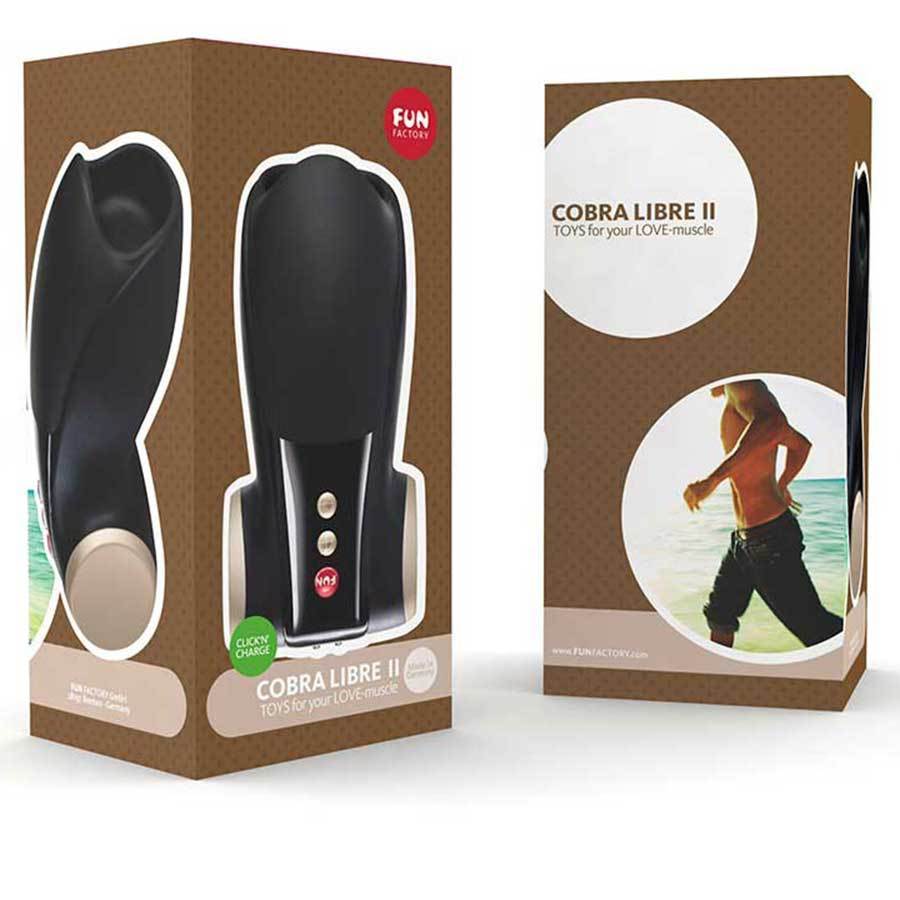 Fun Factory Cobra Libre II Male Masturbator and Penis Vibrator Fun Factory Cobra Libre II Male Masturbator and Penis Vibrator