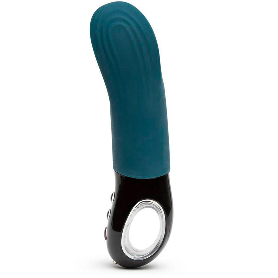 Fun Factory Manta Rechargeable Penis Vibrator and Male Masturbator Blue Male Vibrators
