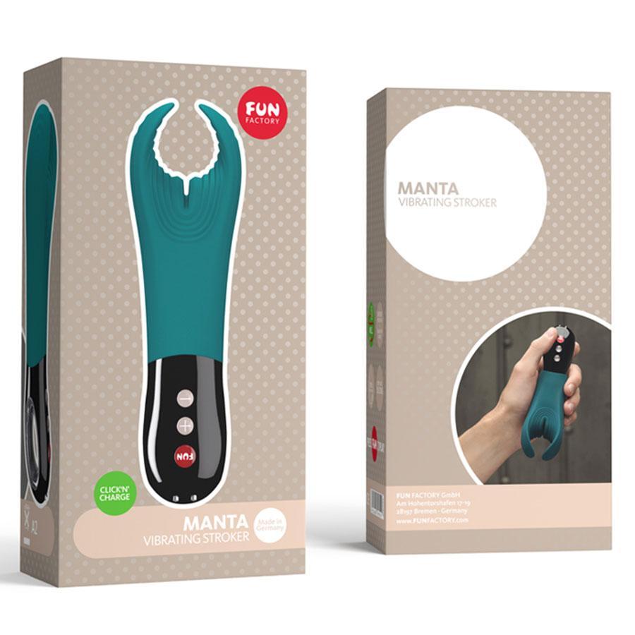 Fun Factory Manta Rechargeable Penis Vibrator & Male Masturbator Fun Factory Manta Rechargeable Penis Vibrator & Male Masturbator