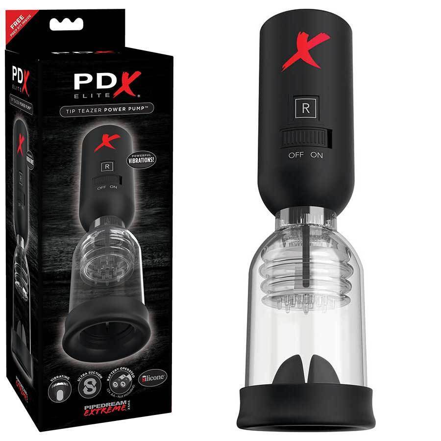 Glans Tip Teazer Electric Power Penis Head Pump and Vibrator for Men Penis Pumps