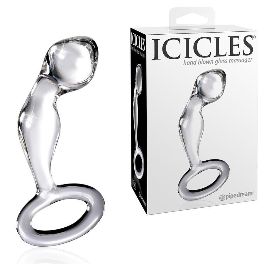 Glass Prostate Massager Icicles No. 46 Anal Stimulator for Men Prostate Massagers