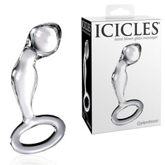 Glass Prostate Massager Icicles No. 46 Anal Stimulator for Men