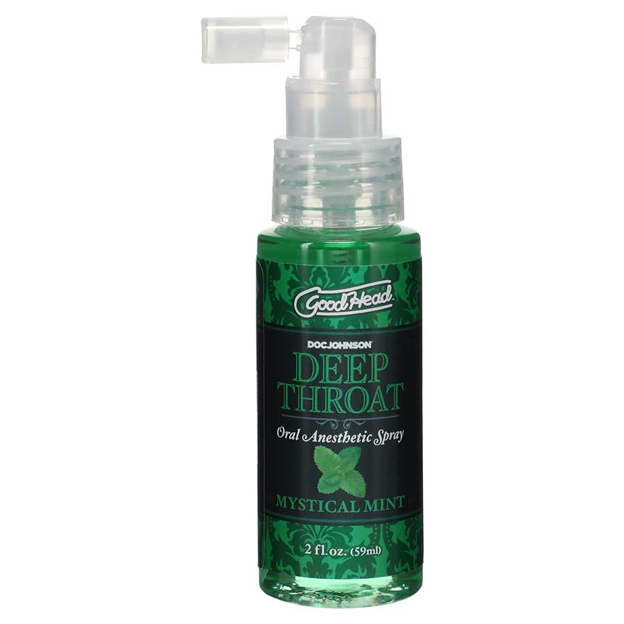 Good Head Deep Throat Flavored Oral Sex Numbing Spray | 2 oz Oral Enhancer Mint