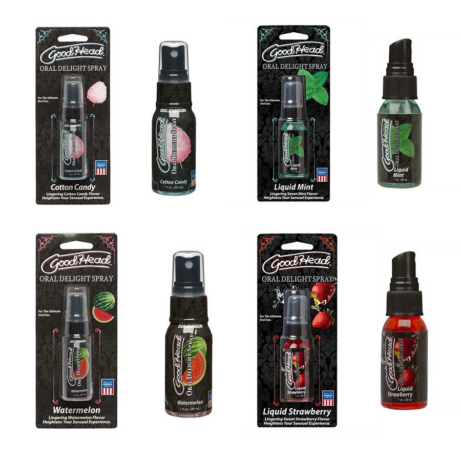 Good Head Oral Delight Flavored Blow Job Spray by Doc Johnson | 1 oz Oral Enhancer