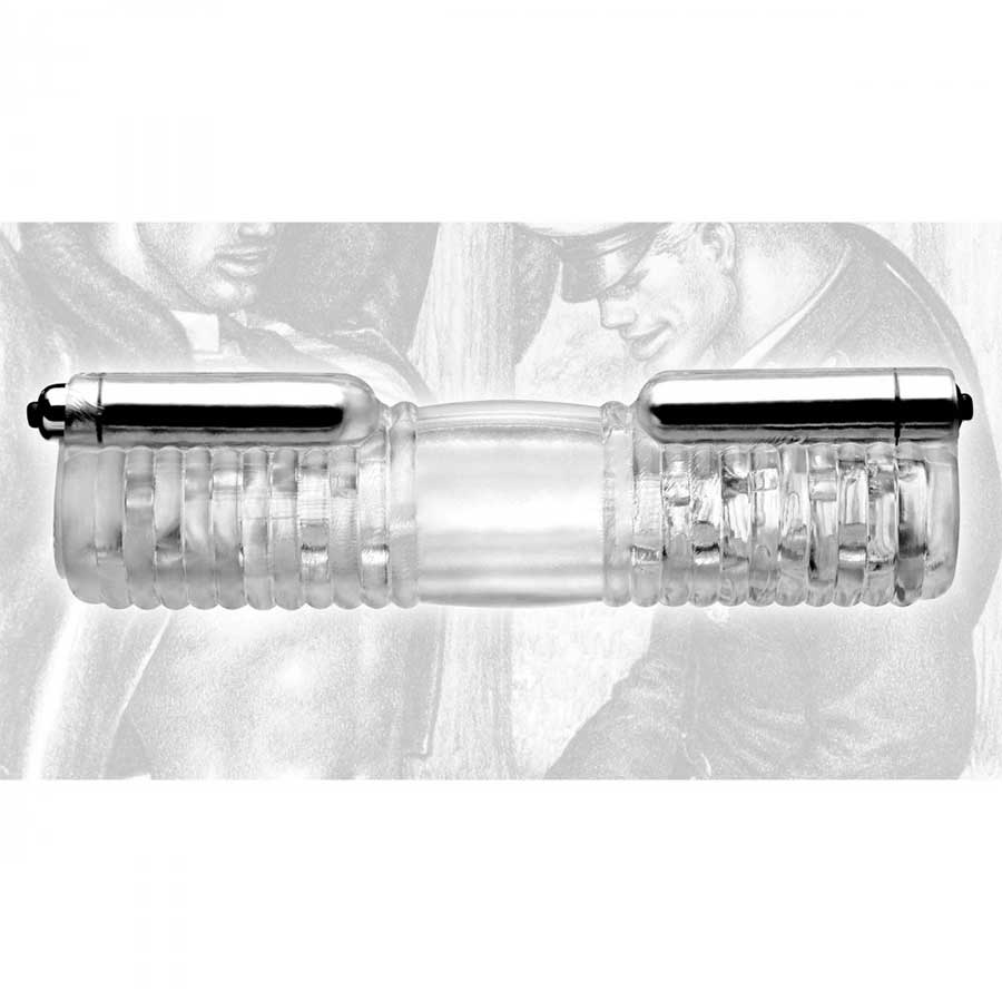 Head to Head Vibrating Masturbation Sleeve for 2 Dicks by Tom of Finla Head to Head Vibrating Masturbation Sleeve for 2 Dicks by Tom of Finla