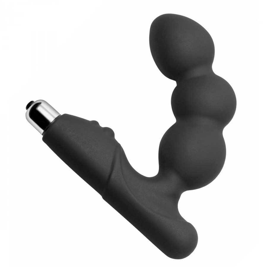 Hero Black Vibrating Silicone Prostate Massager & Perineum Tickler Prostate Massagers