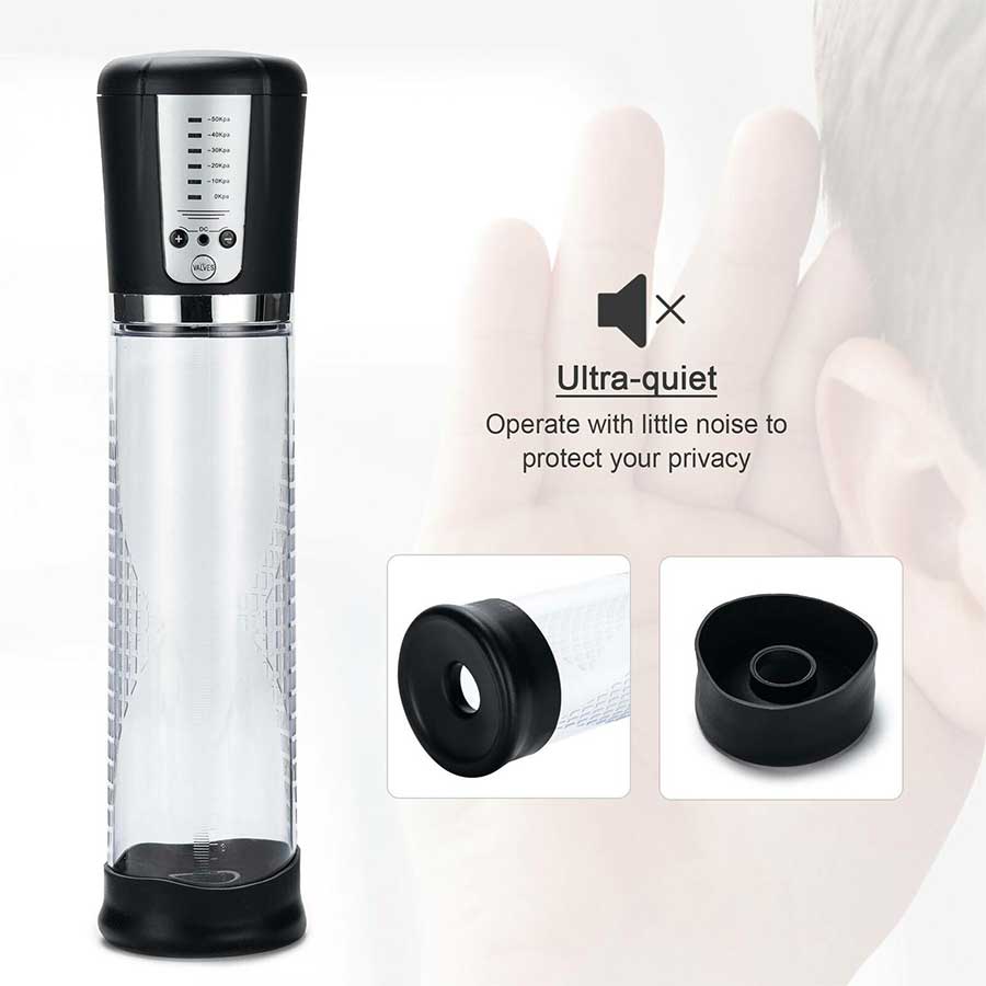 High Power 5 Speed Electric Penis Pump by Lynk Pleasure | Rechargeable Penis Enlarger for Men Penis Pumps