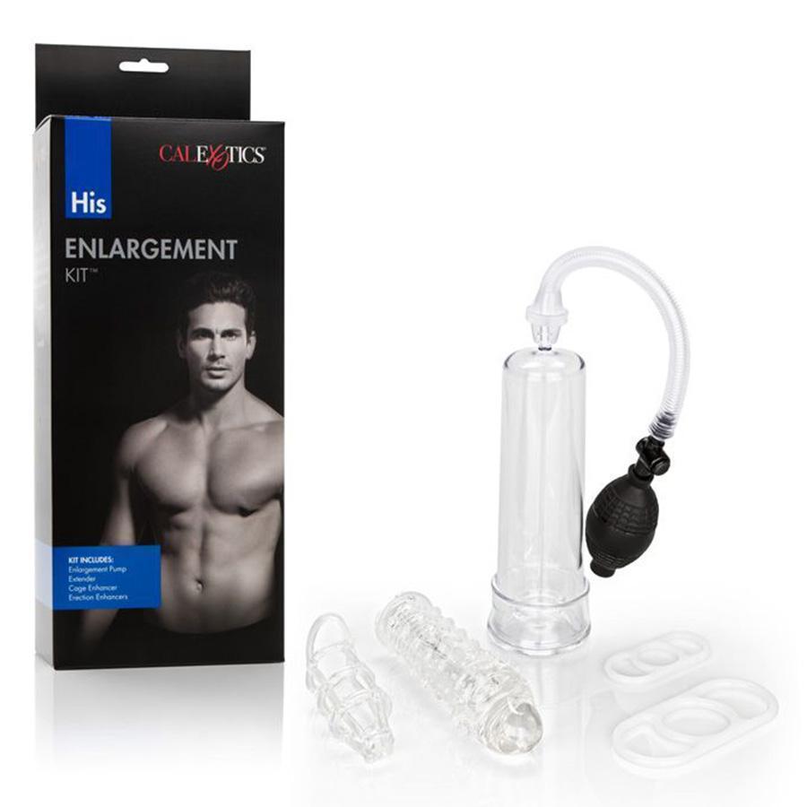 His Penis Enlargement Kit W/ Penis Pump, Sleeves, &amp; Rings Penis Pumps