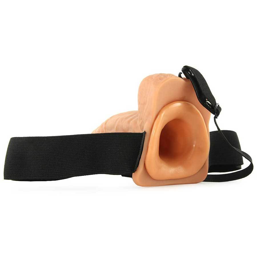 Hollow Penis Extension Sleeve 7 Inch Tan Strap On Cock Sheath Cock Sheaths