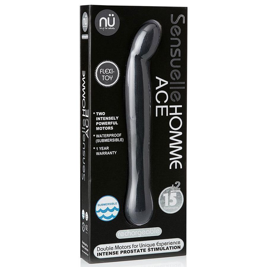 Homme Prostate Massager Vibrating Anal Stimulator by NU Sensuelle Homme Prostate Massager Vibrating Anal Stimulator by NU Sensuelle
