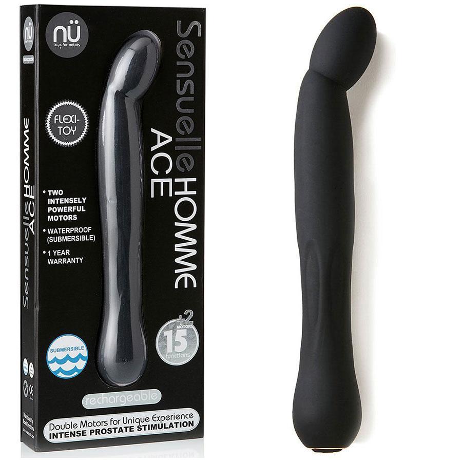 Homme Prostate Massager Vibrating Anal Stimulator by NU Sensuelle Homme Prostate Massager Vibrating Anal Stimulator by NU Sensuelle