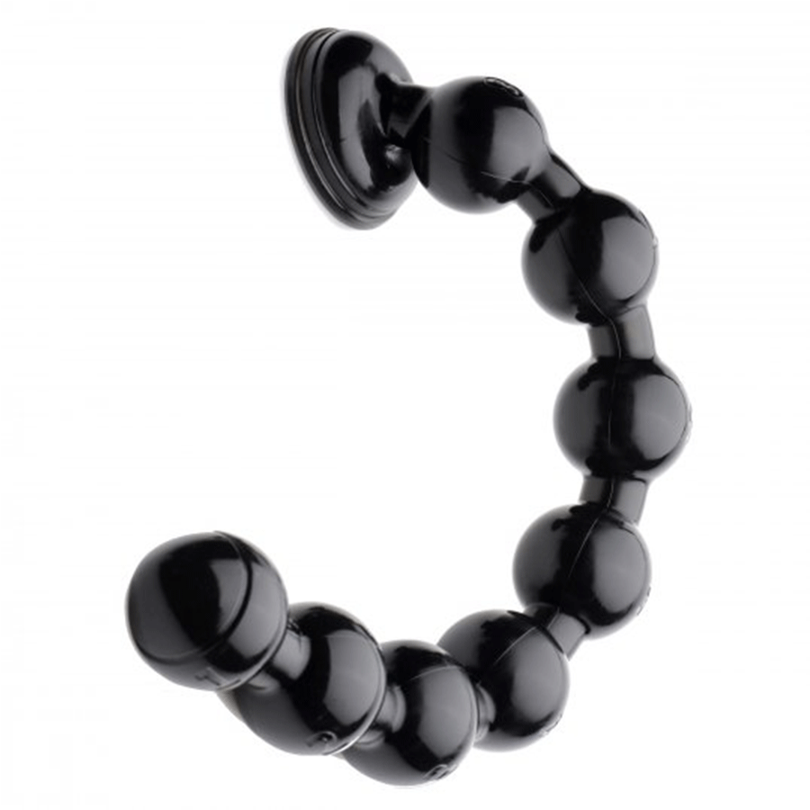Hosed 19 Inch Black Beaded Thick Anal Snake Anal Sex Toys