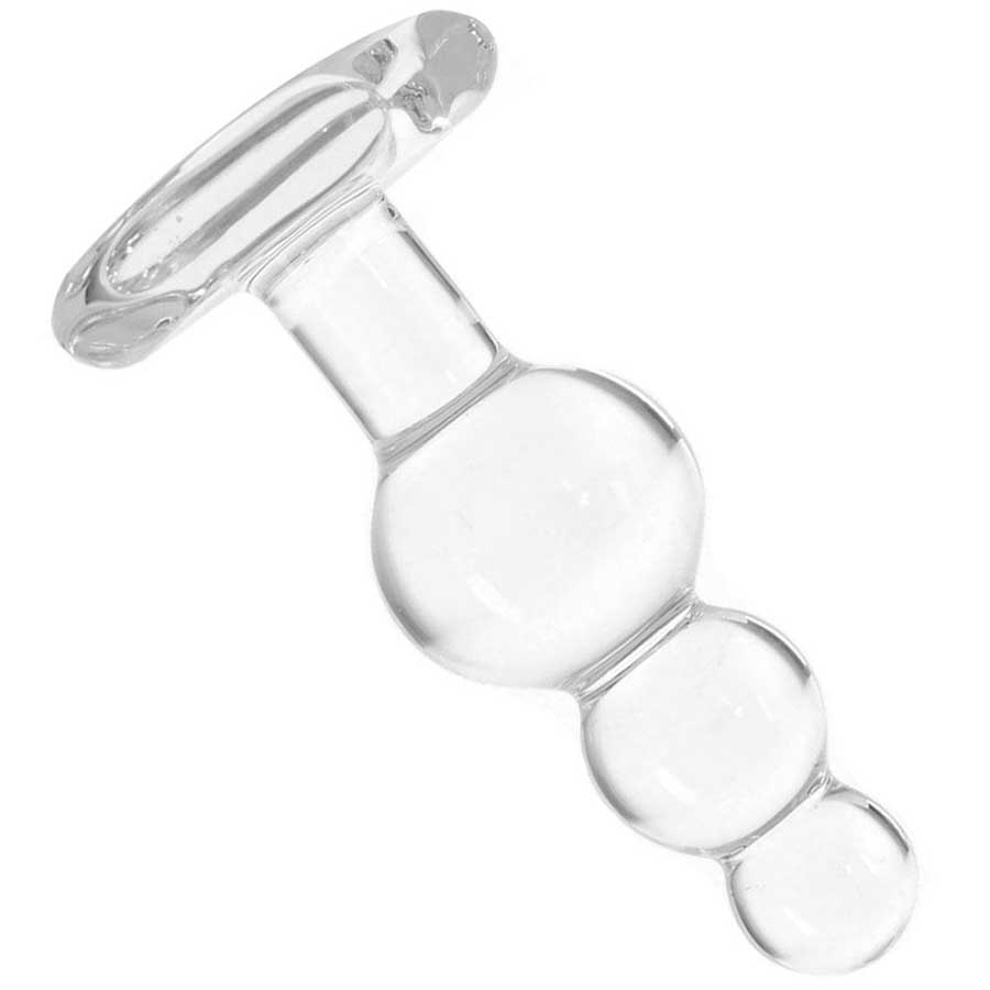 Icicles No. 47 Clear Glass Anal Plug for Men by Pipedream Products Prostate Massagers