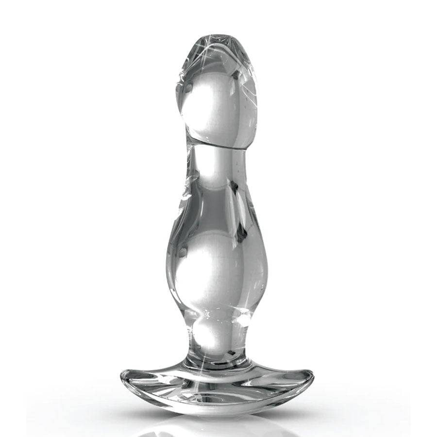 Icicles No. 72 Clear Glass Anal Plug for Men by Pipedream Products Prostate Massagers