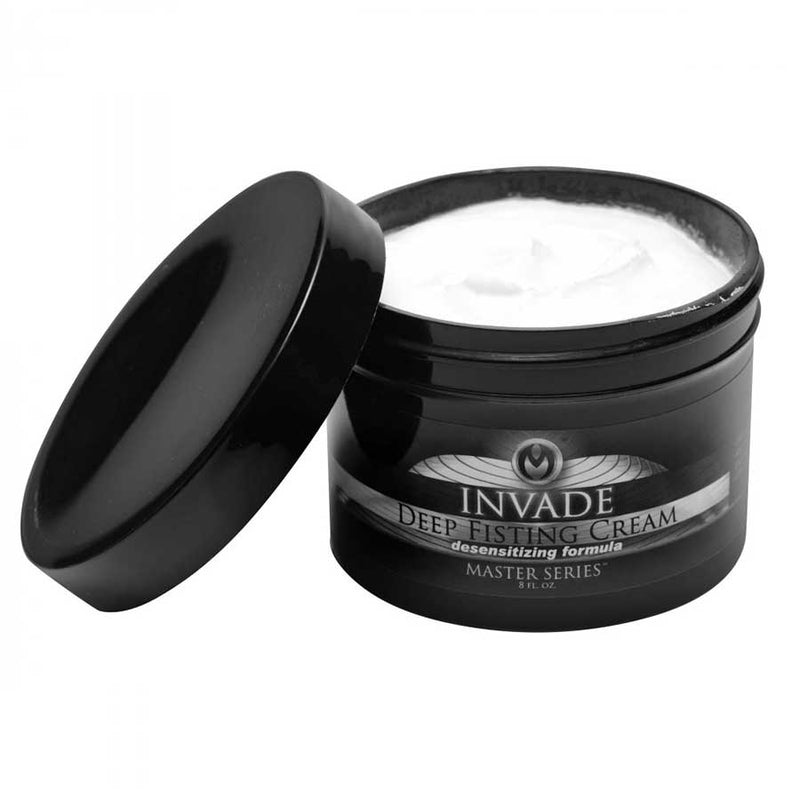 Invade Deep Fisting Anal Desensitizing Cream 8 oz by Master Series Lubricant
