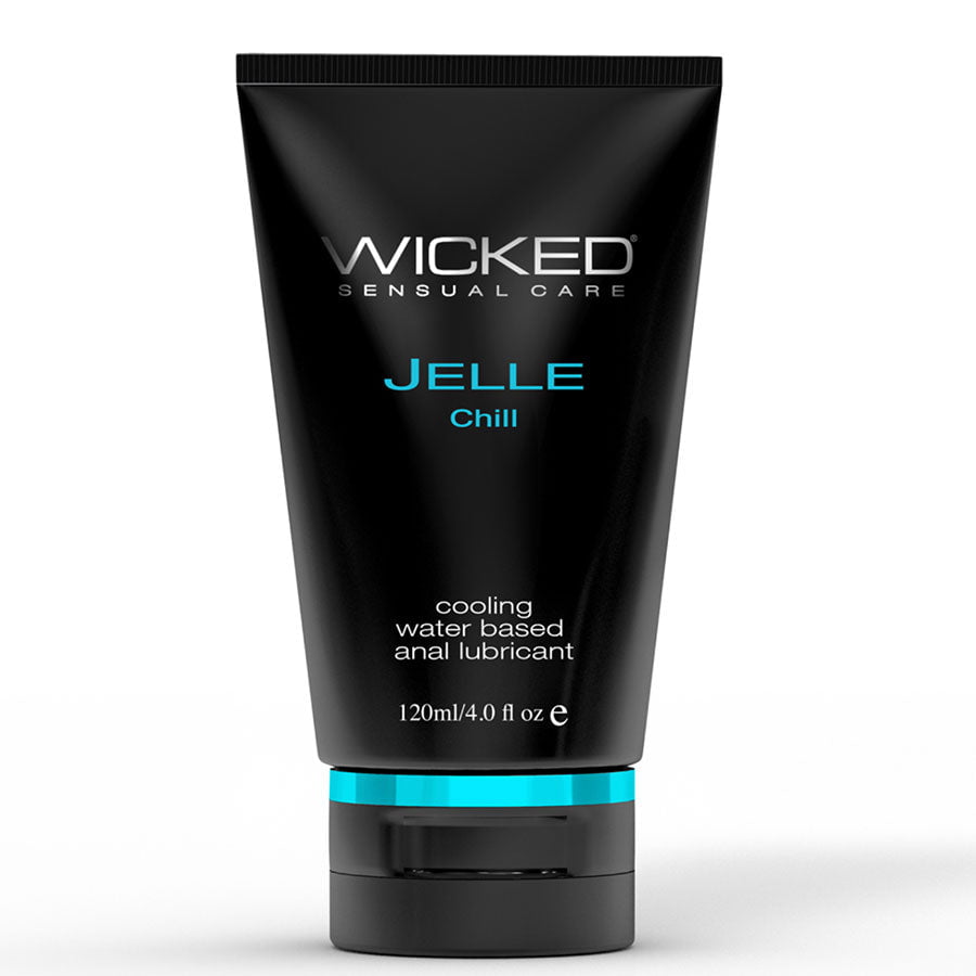 Jelle Chill Cooling Anal Gel Lubricant 4 oz by Wicked Sensual Care Jelle Chill Cooling Anal Gel Lubricant 4 oz by Wicked Sensual Care