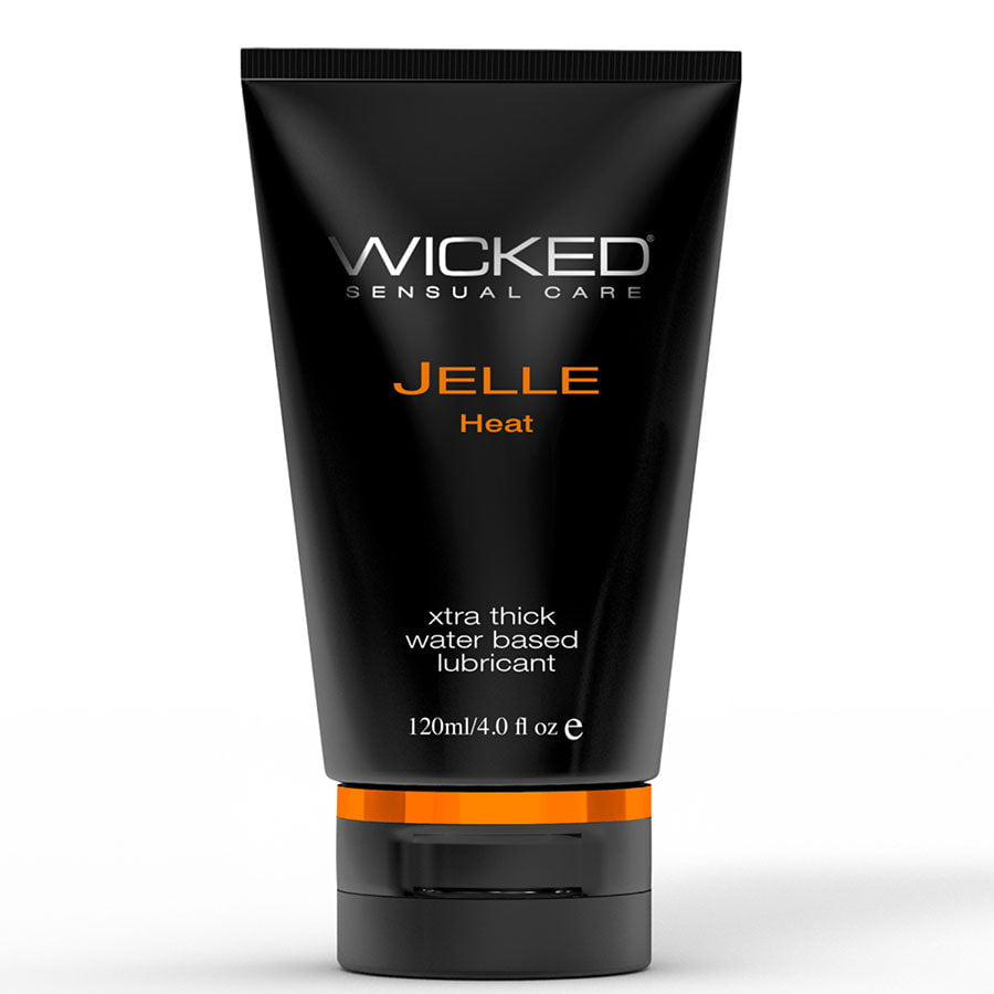 Jelle Heat Warming Anal Gel Lubricant 4 oz by Wicked Sensual Care Lubricant