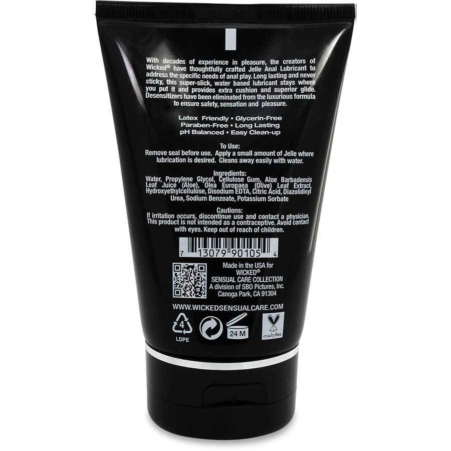 Jelle Water Based Lubricating Gel by Wicked Sensual Care 4 oz Jelle Water Based Lubricating Gel by Wicked Sensual Care 4 oz
