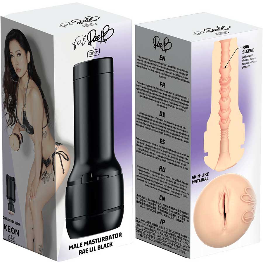 Kiiroo Feel Rae Lil Black Interactive Pussy Masturbator Kiiroo Feel Rae Lil Black Interactive Pussy Masturbator