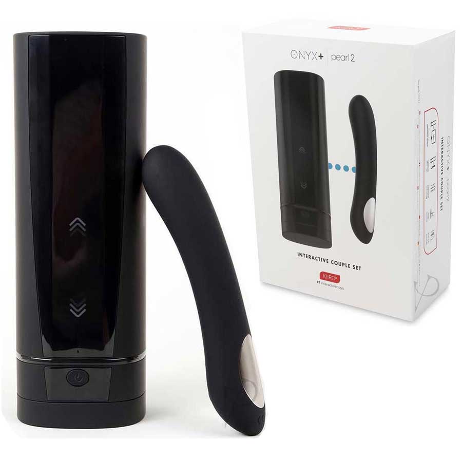 Kiiroo Onyx+ Pearl2 Interactive Virtual Reality Sex Toy Kit for Couples Masturbators
